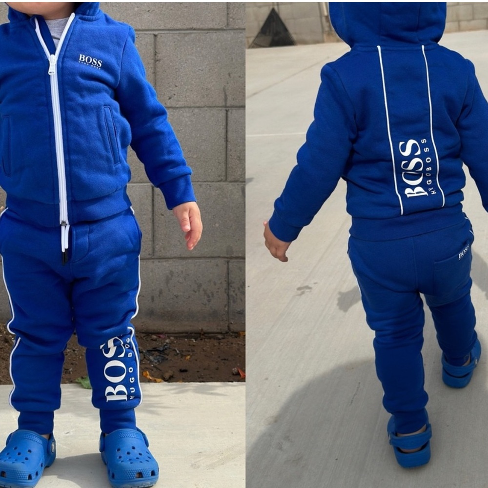 Toddler boys Hugo boss tracksuit. 3 piece set